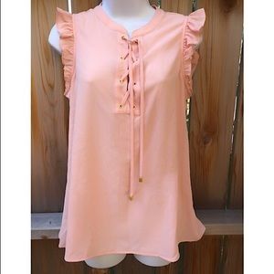 🌸Michael Kors sleeveless top, dusty coral🌸